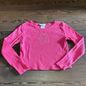 American Girl Coconut Play Ribbed Top